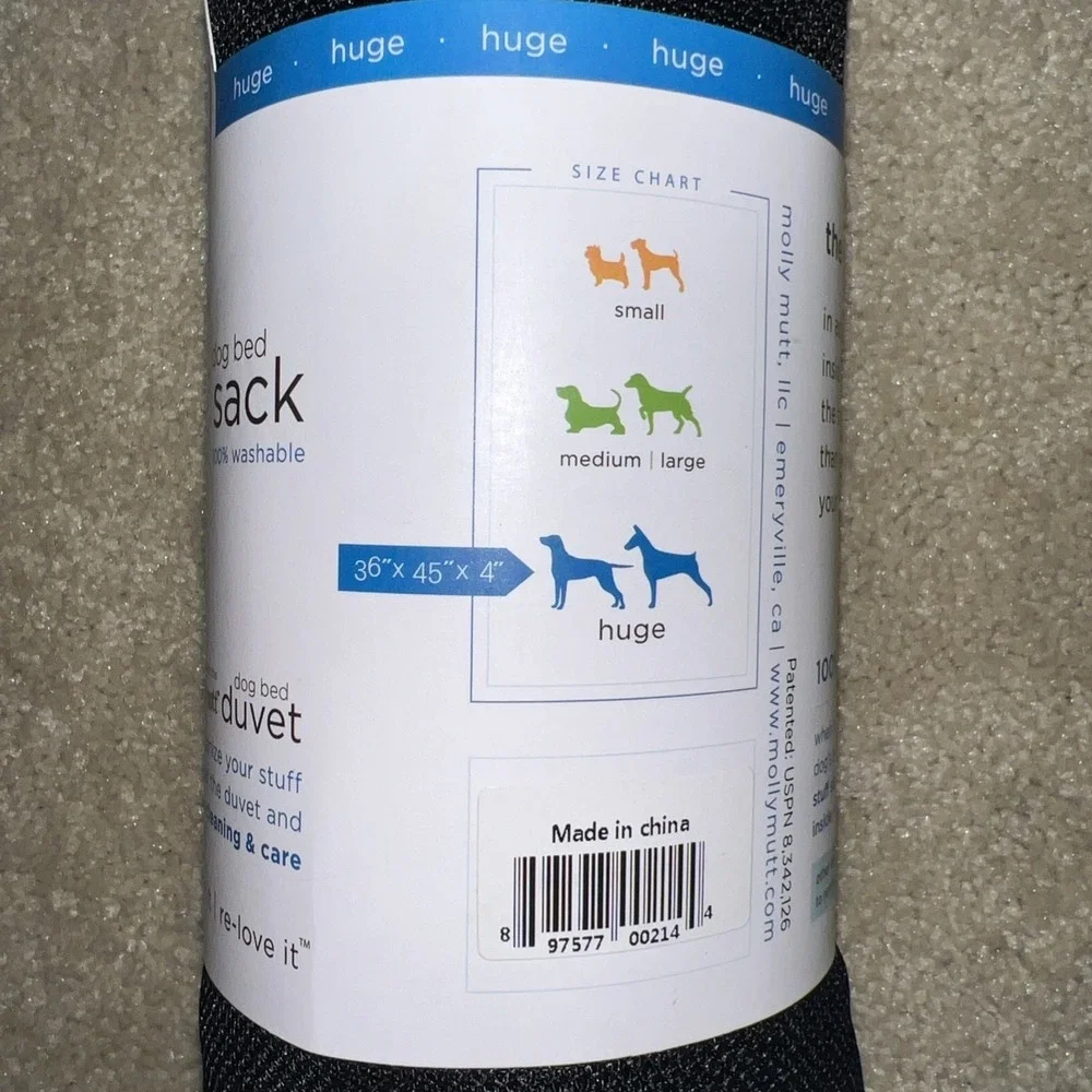 Molly Mutt Huge Dog Bed Cover 36